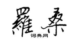 王正良羅桑行書個性簽名怎么寫