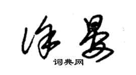 朱錫榮徐晏草書個性簽名怎么寫