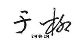 駱恆光於柳草書個性簽名怎么寫