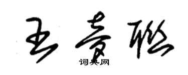 朱錫榮王夢聯草書個性簽名怎么寫