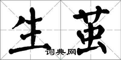 翁闓運生繭楷書怎么寫