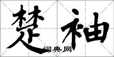 翁闓運楚袖楷書怎么寫