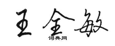 駱恆光王全敏行書個性簽名怎么寫