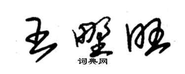 朱錫榮王野旺草書個性簽名怎么寫