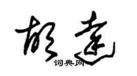 朱錫榮胡達草書個性簽名怎么寫