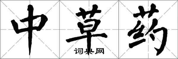 翁闓運中草藥楷書怎么寫