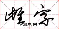 朱錫榮雌字草書怎么寫