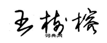 朱錫榮王樹榕草書個性簽名怎么寫