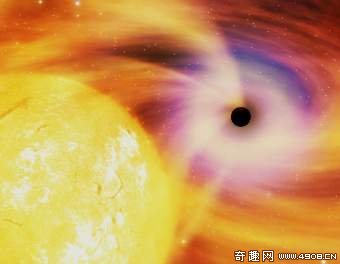 科學家觀測到中子星被黑洞完全吞噬