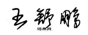 朱錫榮王舒鵬草書個性簽名怎么寫