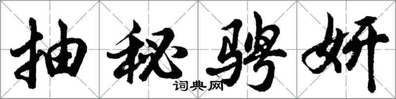 胡問遂抽秘騁妍行書怎么寫