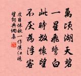 江上飛檣高數尋,西風客路思難禁 詩詞名句