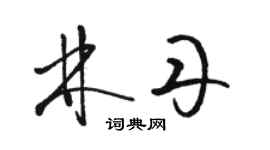 駱恆光林丹草書個性簽名怎么寫