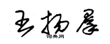 朱錫榮王揚群草書個性簽名怎么寫