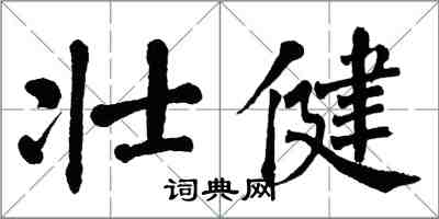 翁闓運壯健楷書怎么寫