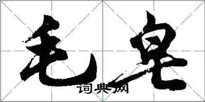 胡問遂毛皂行書怎么寫