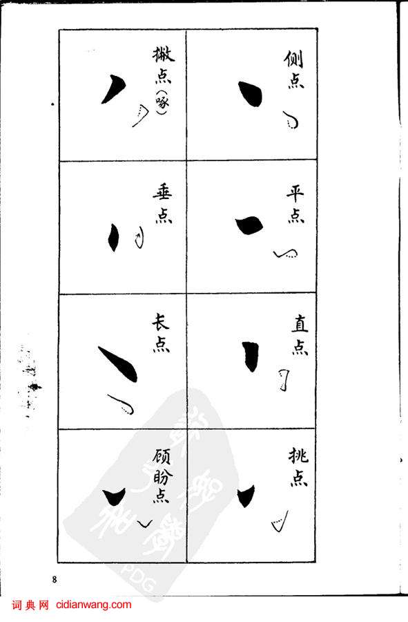 任政《楷書基本點畫筆法》