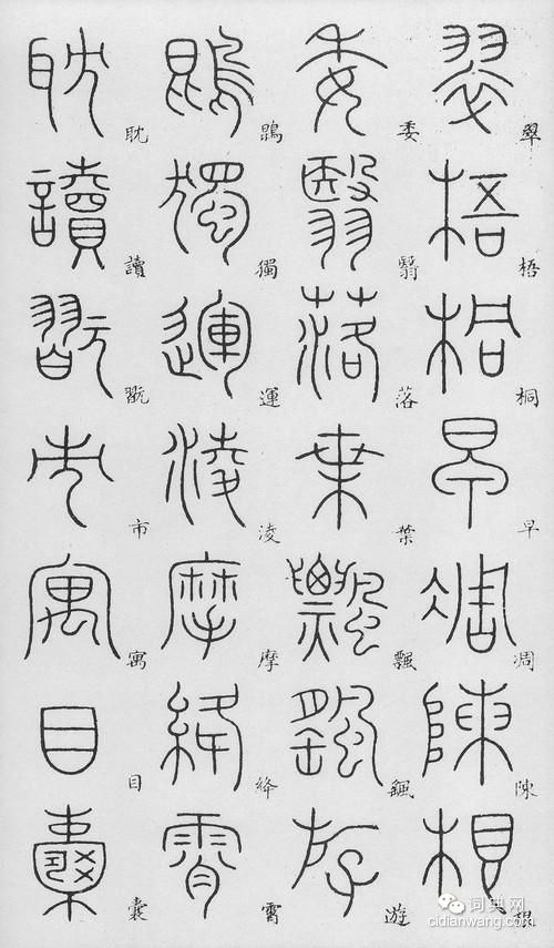 李陽冰篆書《千字文》