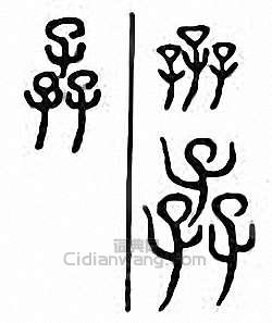 金石大字典的篆刻印章孨