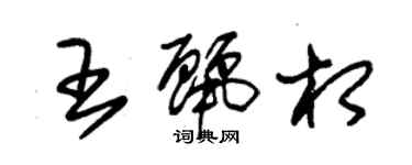 朱錫榮王麗相草書個性簽名怎么寫