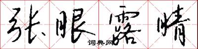 張看的意思_張看的解釋_國語詞典