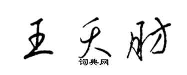 梁錦英王夭肪草書個性簽名怎么寫