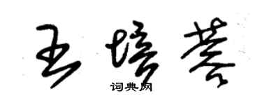 朱錫榮王培蓉草書個性簽名怎么寫