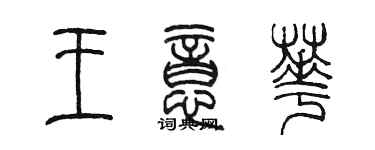 陳墨王意華篆書個性簽名怎么寫