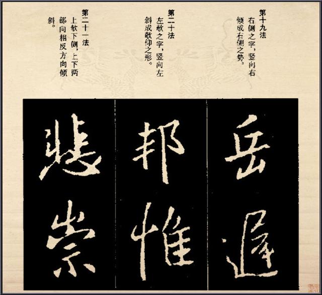 王羲之行書結構92法