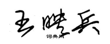 朱錫榮王映兵草書個性簽名怎么寫