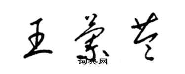 梁錦英王蘭苓草書個性簽名怎么寫