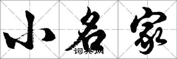 胡問遂小名家行書怎么寫