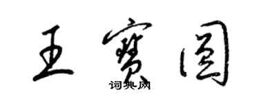 梁錦英王寶圓草書個性簽名怎么寫