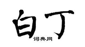 翁闓運白丁楷書個性簽名怎么寫