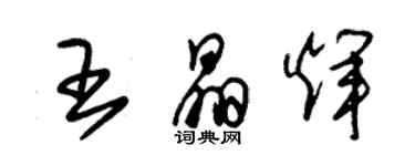 朱錫榮王晶輝草書個性簽名怎么寫