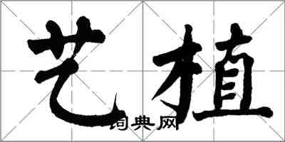 翁闓運藝植楷書怎么寫