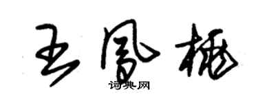 朱錫榮王鳳桃草書個性簽名怎么寫