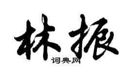 胡問遂林振行書個性簽名怎么寫