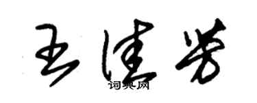 朱錫榮王佳芳草書個性簽名怎么寫