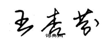 朱錫榮王杏芬草書個性簽名怎么寫