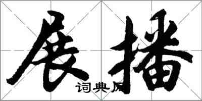 胡問遂展播行書怎么寫