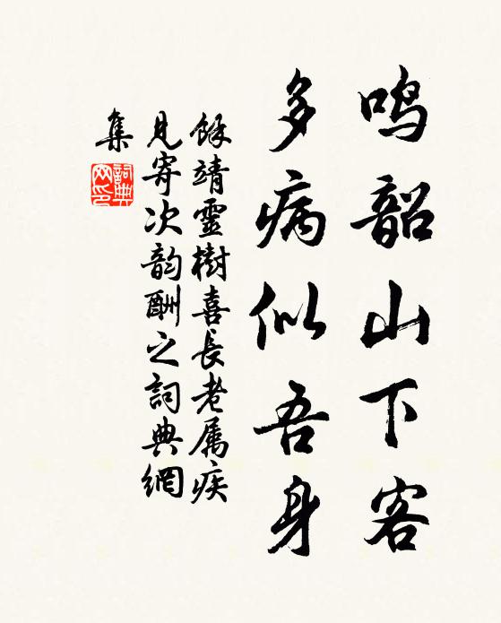 每驗痛大小，因知疾淺深 詩詞名句