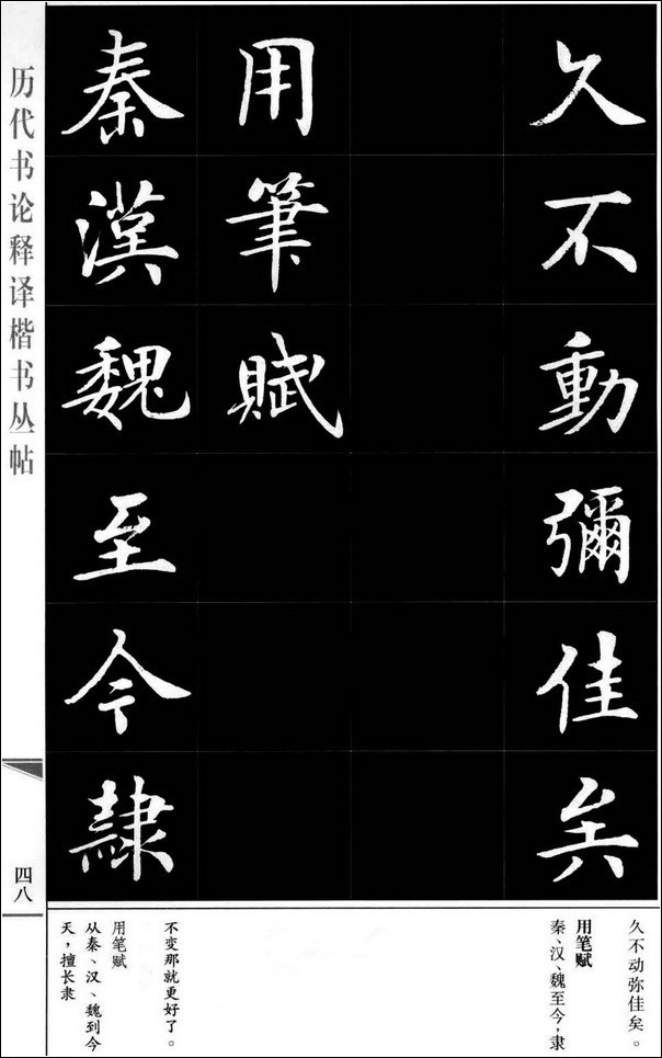 房弘毅楷書《王羲之用筆賦》