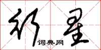 朱錫榮行星草書怎么寫