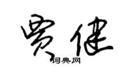 朱錫榮賈健草書個性簽名怎么寫