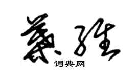 朱錫榮葉維草書個性簽名怎么寫