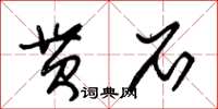 朱錫榮貫石草書怎么寫