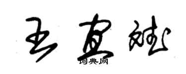 朱錫榮王宜斌草書個性簽名怎么寫