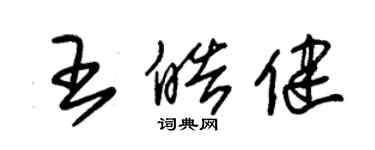 朱錫榮王皓健草書個性簽名怎么寫