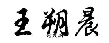 胡問遂王朔晨行書個性簽名怎么寫
